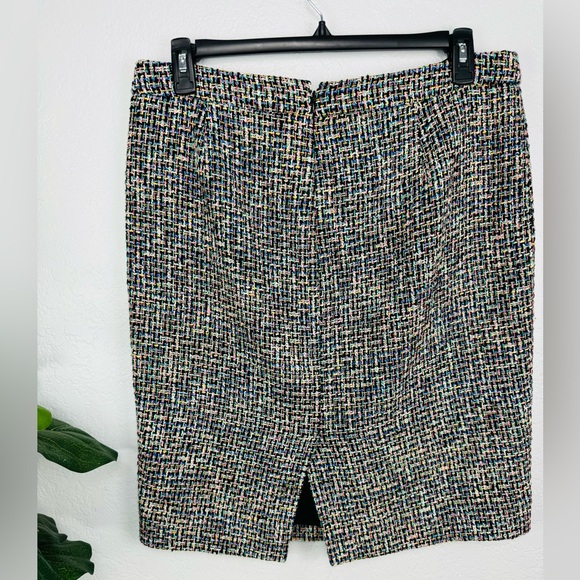 J. Crew Multi Color Metallic No. 2 Tweed Pencil Skirt - Picture 8 of 10